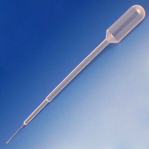 Transfer Pipet, 5mL, Fine Tip, 153mm, STERILE, Individually Wrapped, 100/Bag, 4 Bags/Unit 