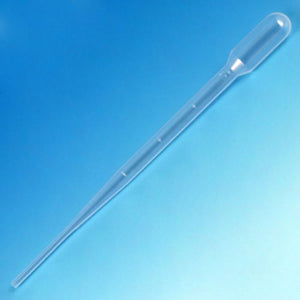 Transfer Pipet, 5.0mL, Blood Bank, Graduated to 2mL, 155mm, 500/Dispenser Box, 10 Boxes/Unit