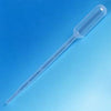 Transfer Pipet, 5.0mL, Large Bulb, Graduated to 1mL, 145mm, STERILE, Cellophane Wrap, 10/Bag, 40 Bags/Unit