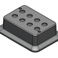Block, used for 5mL tubes, 8 holes