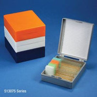 Slide Box for 25 Slides, Cork Lined, 5 Assorted Colors