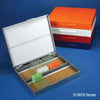 Slide Box for 100 Slides, Cork Lined, 5 Assorted Colors
