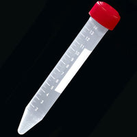 Centrifuge Tube, 15mL, with Separate Red Screw Cap, PP, Printed Graduations